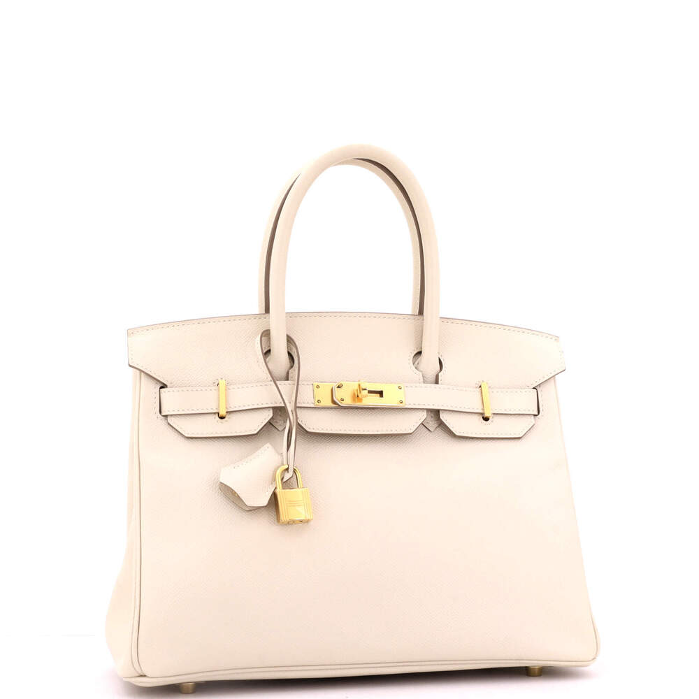 Hermes Birkin 30 Light Epsom with Gold Hardware - Picture 3 of 8